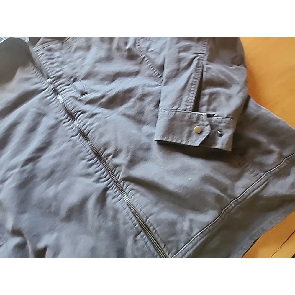 Red Head Mens Hunting Jacket 100% Cotton Full‎ Zip Blue Gray L